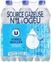 Eau minérale naturelle gazeuse fines bulles 6x1l