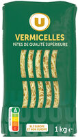 Pâtes Vermicelle qualité supérieure, paquet cello de 1kg