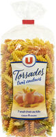 Torsades aux oeufs tricolores