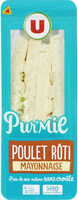 Sandwich pur mie poulet-mayonnaise 140g