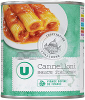 Cannelloni pur boeuf sauce italienne