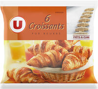 Croissants pur beurre 6 unités de 50g