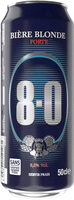 Bière blonde forte 8°, canette de 50cl