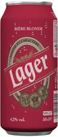 Bière blonde Lager 4,2°