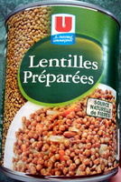 Lentilles préparées - 800 g - U