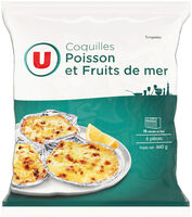 Coquilles de poisson et fruits de mer 6x110g