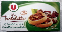 Les Tartelettes Chocolat au lait noisettes caramélisées