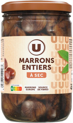 Marrons entiers à sec - Bocal 420g