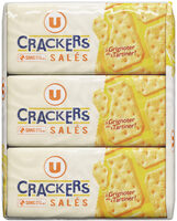 Crackers salés 3 paquets de 100g