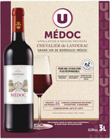 Vin rouge Médoc AOP Chevalier de Landérac