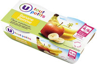 Bols pour bébé banane et pommes