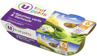 Bols soir légumes verts semoule