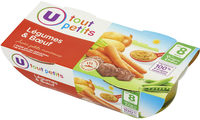 Bols légumes boeuf 8 mois