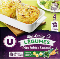 Mini gratins de légumes 4x120g