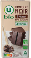 Chocolat noir à pâtisser 55% - tablette 200g