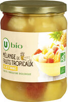 Mélange de fruits tropicaux au jus d'ananas Bio