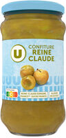 Confiture de reines Claude allégée bocal de 335g