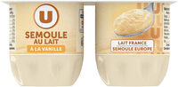 Semoule au lait à la vanille 4x115g