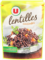 Lentilles cuisinées