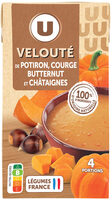 Soupe Velouté de potiron et chataignes brique 1l