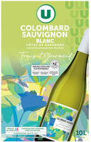 Côtes de Gascogne IGP blanc Colombard Sauvignon fontaine à vin 10L