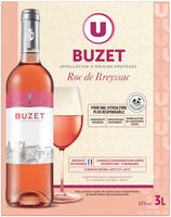 Vin rosé AOP Buzet Roc de Breyssac fontaine à vin 3L