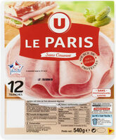 Jambon de Paris viande de porc française