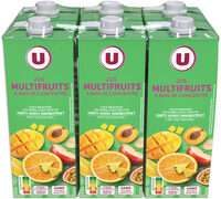 Jus à base de concentré multifruits brique6x1L Film neutre