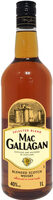 Blended Scotch Whisky 3 ans d'âge Mac Gallagan 40° 1 litre