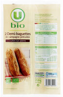Demi baguette de campagne précuite 250g