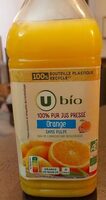 Pur jus frais réfrigéré orange sans pulpe