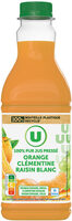 Pur jus réfrigéré orange/clémentine/raisin blanc - bk 90cl