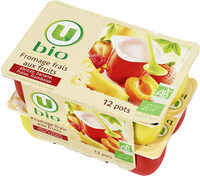 Fromage blanc frais aromatisé aux fruits