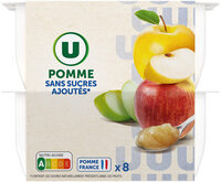 Purée de pommes sans sucres ajoutés 8 pots de 100g