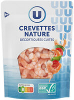Crevettes nature cuites et décortiquées 100g