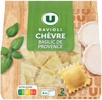 Ravioli au chèvre basilic de Provence