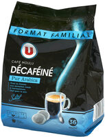 Café moulu décafeine