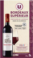 Vin rouge AOP Bordeaux Supérieur Chevalier de Landerac fontaine à vin5L