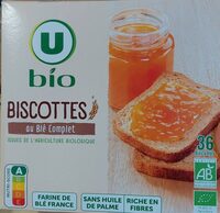 Biscottes au blé complet