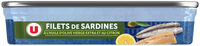Filets de sardines à l'huile d'olive et citron 100g