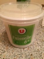 Fromage frais en faisselle U, 6%MG, 500g