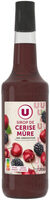 Sirop de recette gourmande cerise/mûre bouteille de 70cl