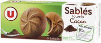 Sablés fourrés au cacao
