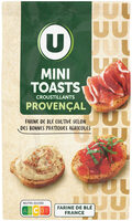 Mini toasts à tartiner saveur provençale - sachet 120g
