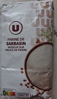 Farine de sarrasin moulue sur meule de pierre