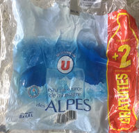 Eau de source de montagne des Alpes
