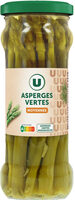 Asperges vertes moyennes - Bocal de 185g net égoutté