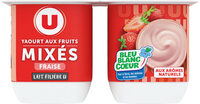 Yaourt aux fruits mixés