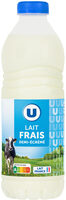Lait frais demi écrémé pasteurisé