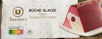 Buche glacée façon tiramisu fruits rouges